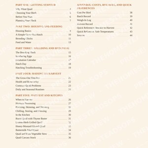 Meat Quail Guide | Raising Coturnix Quail for Meat and Eggs | Backyard Quail Housing, Hatching, Processing, Recipes | PDF Ebook image 2