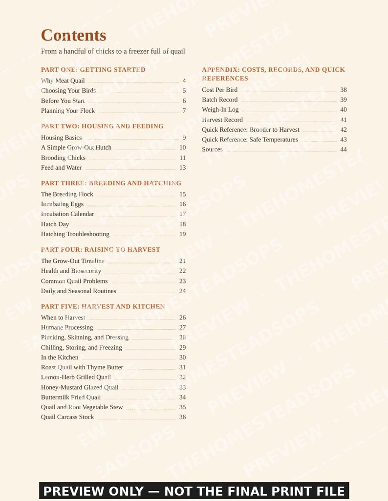 Meat Quail Guide | Raising Coturnix Quail for Meat and Eggs | Backyard Quail Housing, Hatching, Processing, Recipes | PDF Ebook image 2
