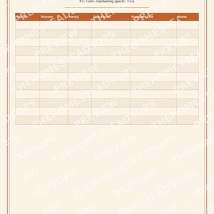 Libro de registro para gallinas / Planificador para criadores de gallinas domésticas / Registro de producción y salud de huevos / PDF imprimible imagen 8