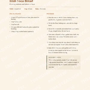 Bread Baking Book | Homemade Bread From Scratch, Sourdough, Yeast and No Yeast Recipes | Flour Guide | PDF Cookbook image 5