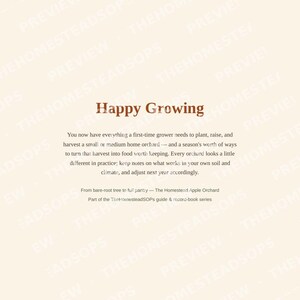 Apple Orchard Guide for Beginners | Growing, Harvesting and Preserving Apples Ebook | Printable PDF image 6