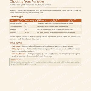 Blueberry Growing Guide for Beginners | Planting, Harvesting and Preserving Blueberries Ebook | Printable PDF image 7