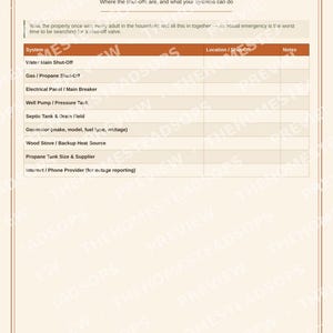 Homestead Emergency Preparedness Binder | Family, Farm & Off-Grid Ready Planner | Printable Survival Binder | Instant Download image 6