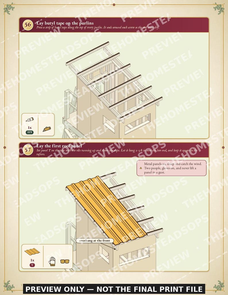 Hunting Blind Plans | Elevated Deer Stand Build Guide | DIY Box Blind Plans PDF | Step-by-Step Printable Plans | Instant Download image 7