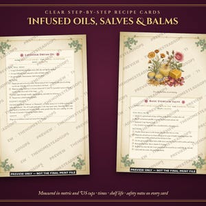 Aromatherapy Book | Homemade Herbal Salves, Oils, Candles and Hydrosols | Foraging Guide for Canada & Northern US | Grimoire PDF image 6