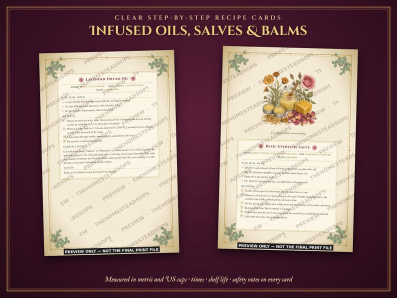 Aromatherapy Book | Homemade Herbal Salves, Oils, Candles and Hydrosols | Foraging Guide for Canada & Northern US | Grimoire PDF image 6