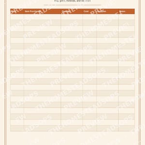 Goat Herd Record Book | Goat Keeping Planner | Breeding, Kidding & Milk Log | Printable PDF Download image 6