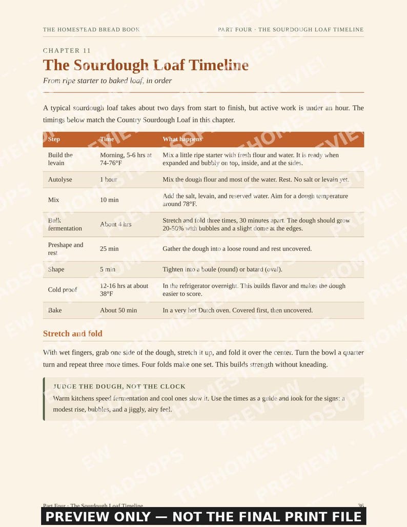 Bread Baking Book | Homemade Bread From Scratch, Sourdough, Yeast and No Yeast Recipes | Flour Guide | PDF Cookbook image 8