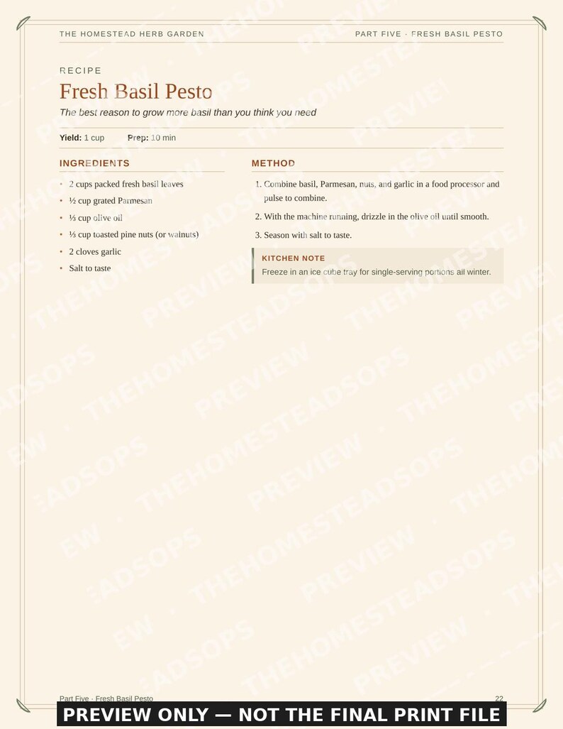 Herb Garden Guide for Beginners | Growing, Drying and Using Herbs Ebook | Printable PDF image 5