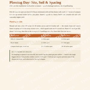 Growing Zucchini & Summer Squash Guide | Quick-Grow Beginner Printable | No-Fluff Garden PDF image 9