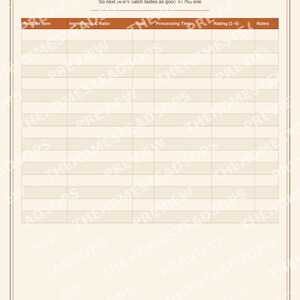 Canning Inventory Printable | Pantry & Freezer Log | Food Preservation Record Book PDF Download image 5