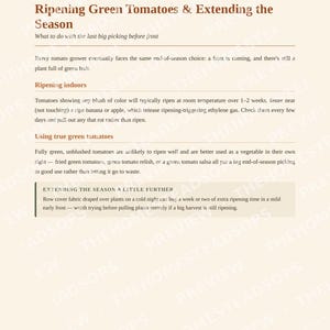 Tomato Growing Guide | How to Grow, Harvest & Preserve Tomatoes | Recipes Included | Printable PDF Ebook image 8