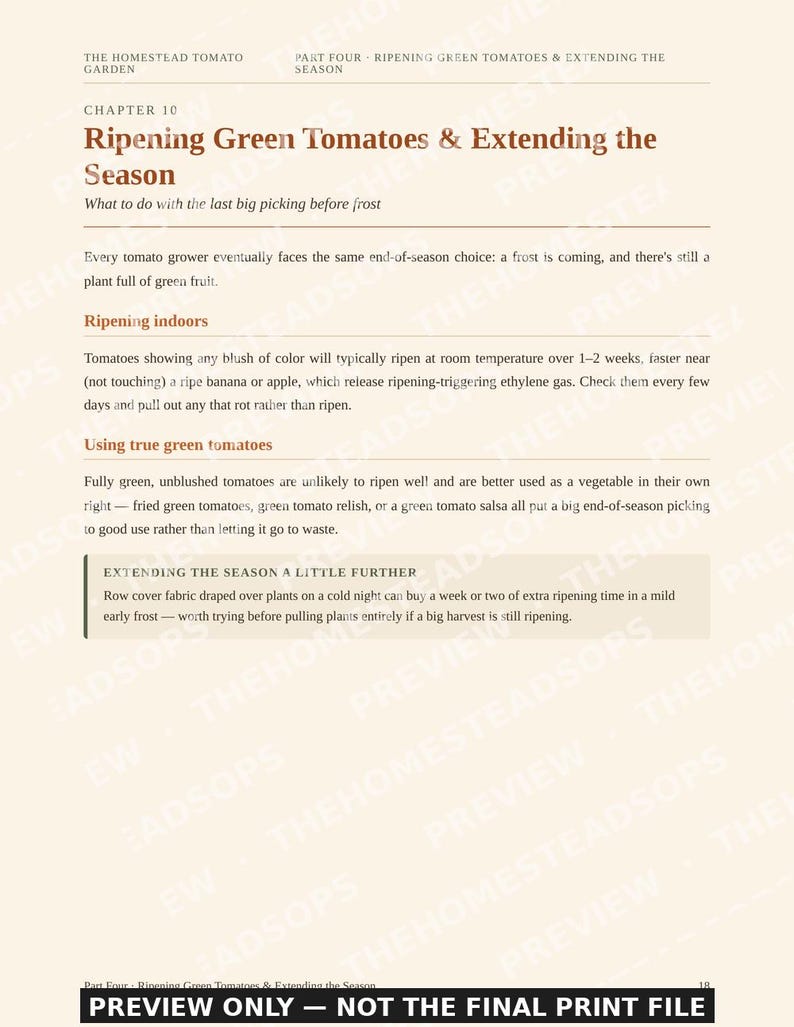 Tomato Growing Guide | How to Grow, Harvest & Preserve Tomatoes | Recipes Included | Printable PDF Ebook image 8