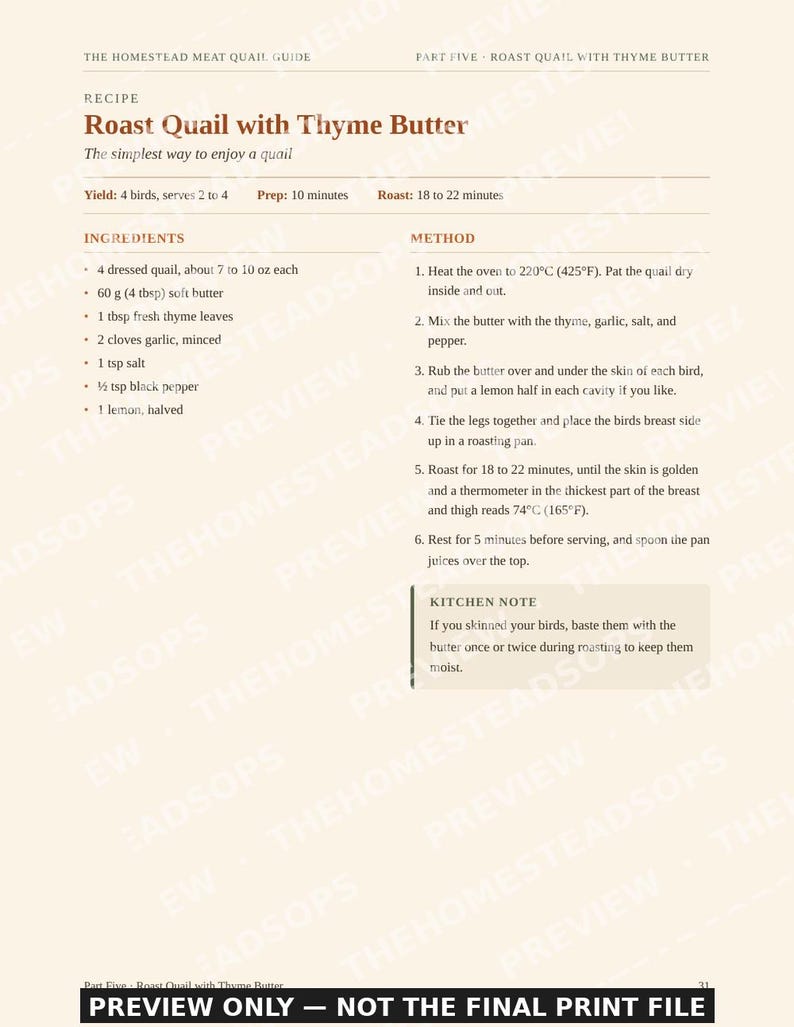 Meat Quail Guide | Raising Coturnix Quail for Meat and Eggs | Backyard Quail Housing, Hatching, Processing, Recipes | PDF Ebook image 6