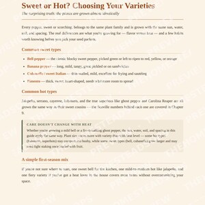 Growing Peppers Guide | Sweet & Hot Pepper Growing PDF | Quick-Grow Beginner Printable image 8