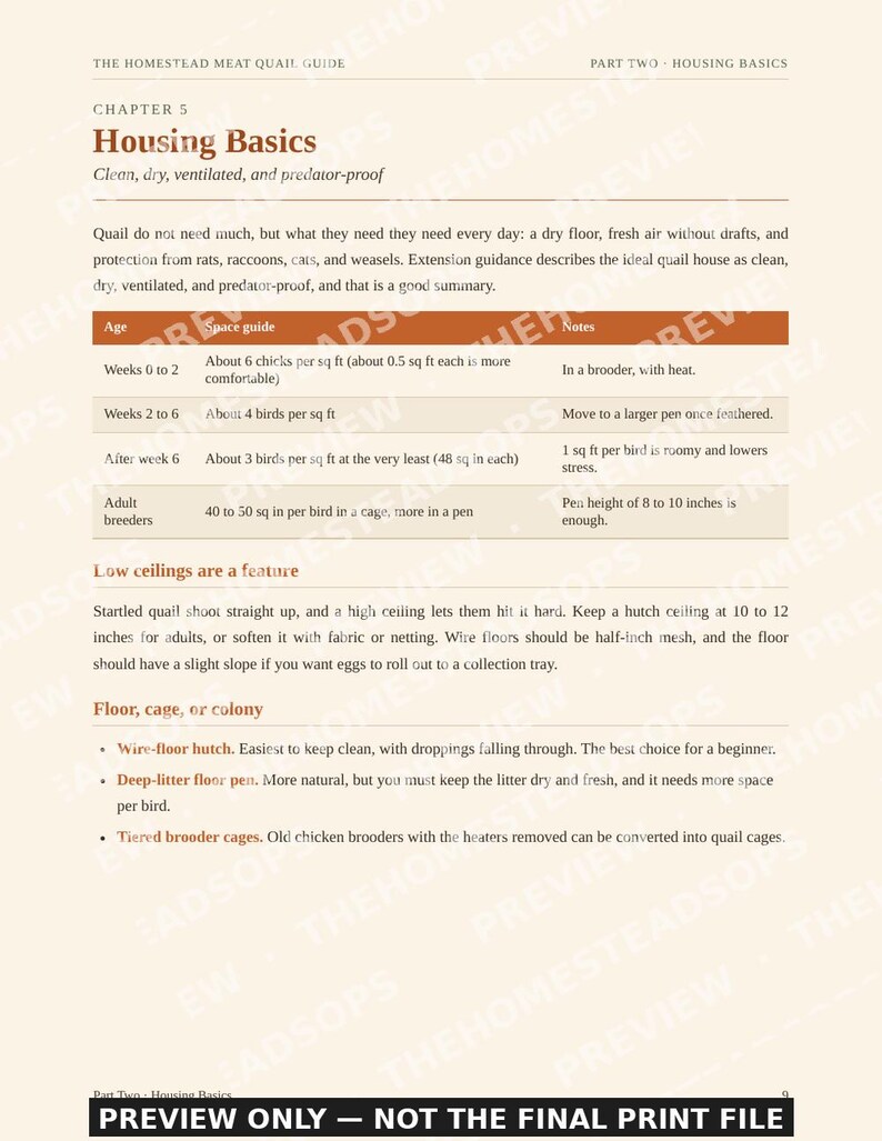 Meat Quail Guide | Raising Coturnix Quail for Meat and Eggs | Backyard Quail Housing, Hatching, Processing, Recipes | PDF Ebook image 3
