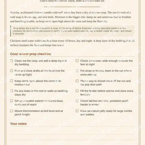 Winterizing Checklist Binder | Homestead Winter Prep Planner | Livestock, Garden, Equipment & Home | Printable PDF Download image 3