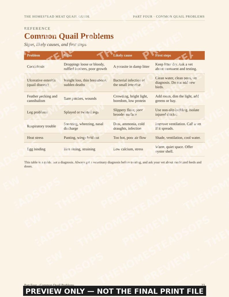 Meat Quail Guide | Raising Coturnix Quail for Meat and Eggs | Backyard Quail Housing, Hatching, Processing, Recipes | PDF Ebook image 7