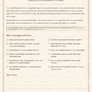 Winterizing Checklist Binder | Homestead Winter Prep Planner | Livestock, Garden, Equipment & Home | Printable PDF Download image 10