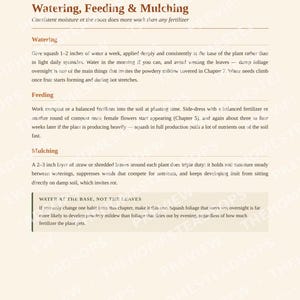 Growing Zucchini & Summer Squash Guide | Quick-Grow Beginner Printable | No-Fluff Garden PDF image 10