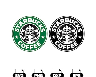 Logotipo de Starbucks (Svg Png Dxf Eps) Descarga digital