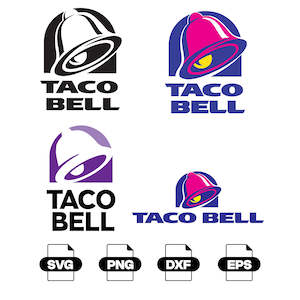 Taco Bell Logo (Svg Png Dxf Eps) Digital Download | Cricut File