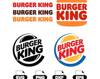 Logotipo de Burger King (Svg Png Dxf Eps) Descarga digital