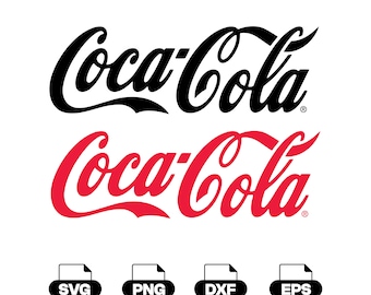 Logotipo de Coca Cola (Svg Png Dxf Eps) Descarga digital