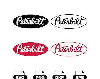 Logotipo de Peterbilt (Svg Png Dxf Eps) Descarga digital