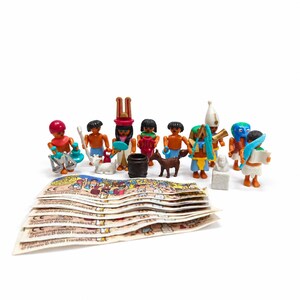 Kinder Surprise Adventure on the Nile Figures, 9 of 10, 1997 Ferrero BPZ Inserts