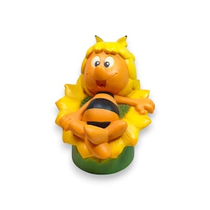 Maya the Bee Lamp, Biene Maja 1990s Character Night Light, Retro Plastic Decor