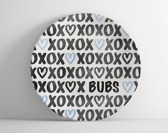 Personalized xoxo Valentine's Plate - Choose your color // Custom Plate
