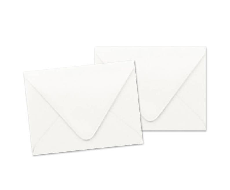 Set of 10 Quartz Shimmer Envelopes A2 Pointed Flap Envelopes