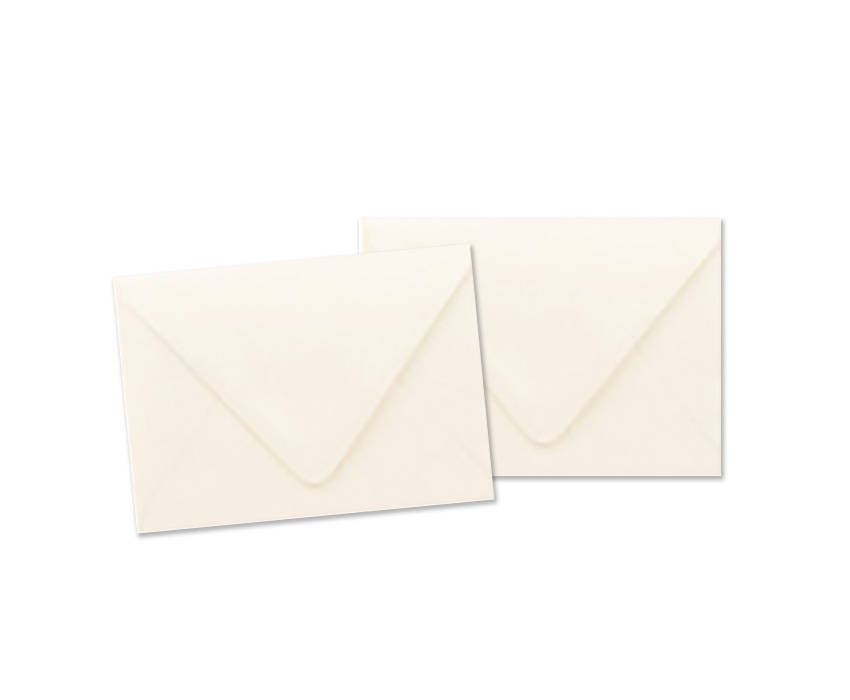 Opal Ivory Envelopes - A7.5 Stardream Metallic 5 1/2 x 7 1/2 Euro Flap 81T,  25 Pack