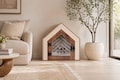 Dog\u00a0Crate Furniture\u2013 Indoor Modern Dog\u00a0House\u00a0with Cushion product logo