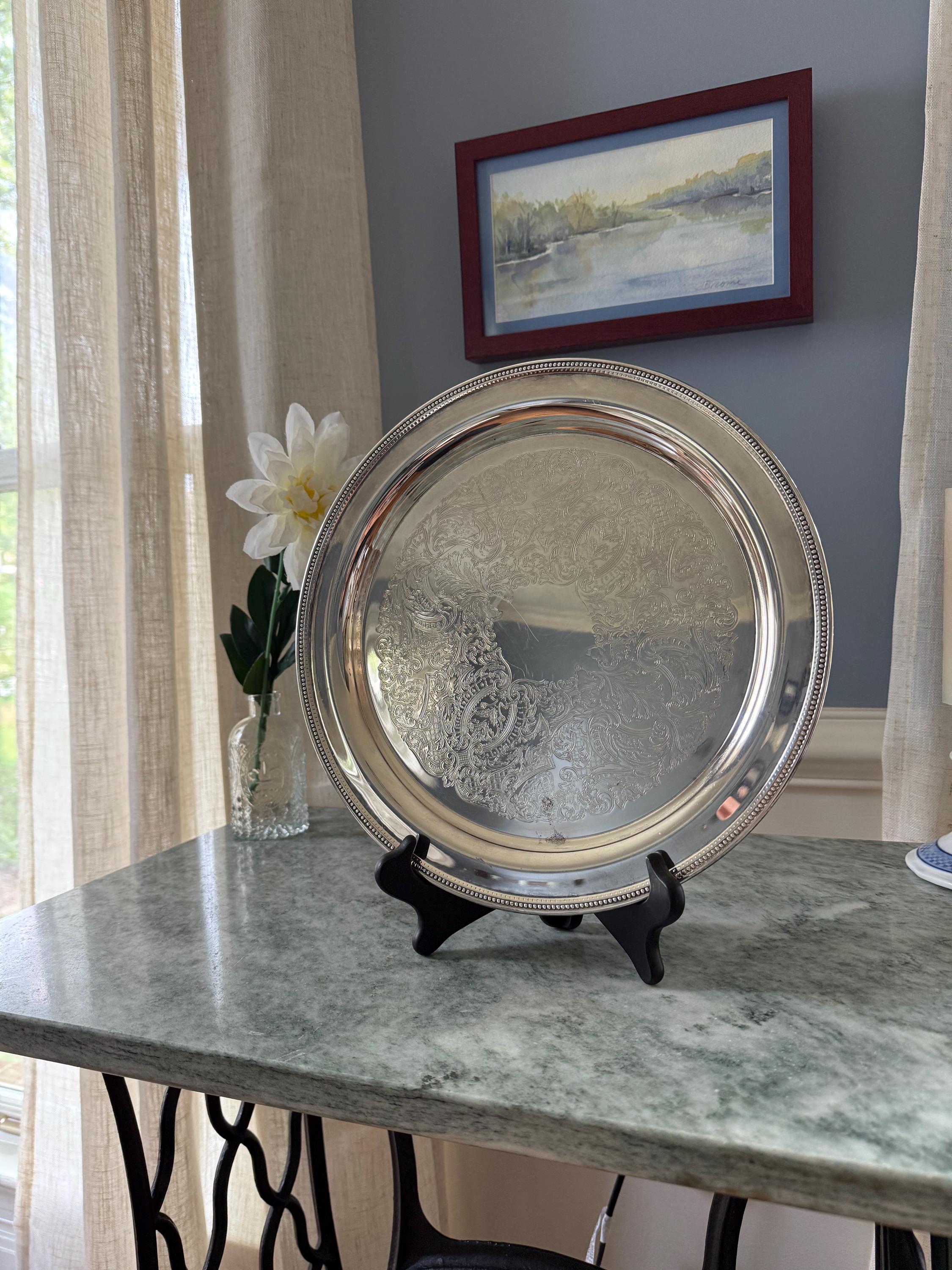 Oneida Silver Trays - Etsy