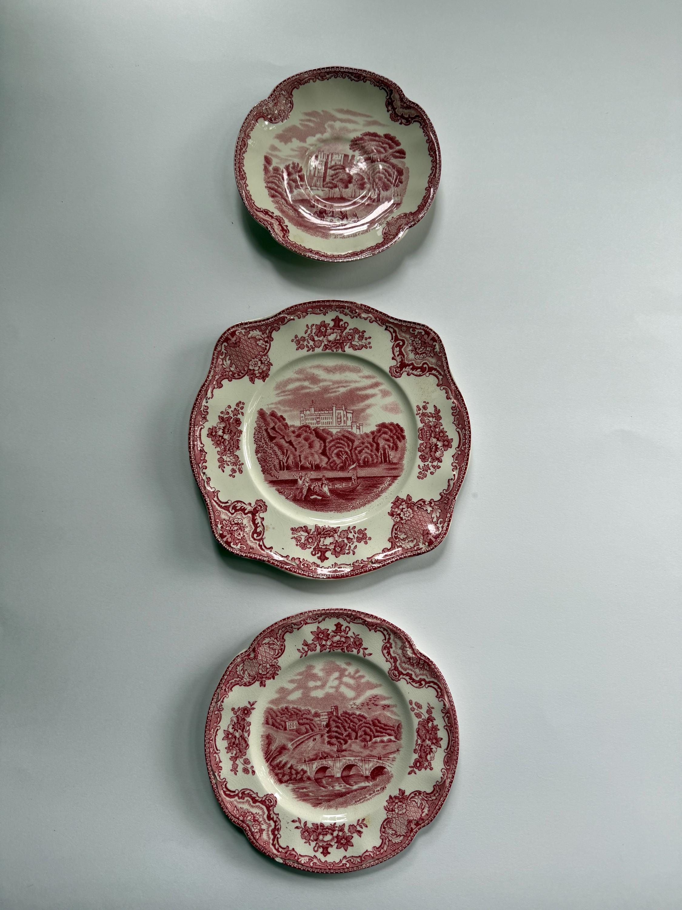 Red Johnson Brothers - Etsy