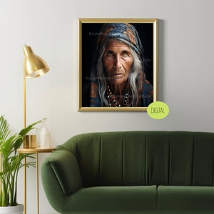 Portrait of a sardinian yogi Woman