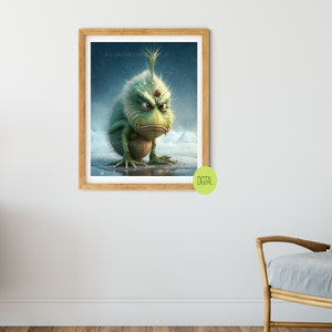 The mean one | Christmas, Seasonal Nursery Wall art