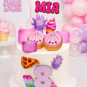 NeeDoh Birthday Cake Topper
