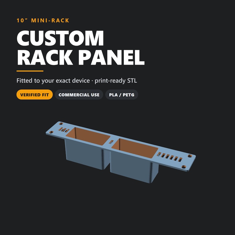 Custom Rack Faceplate - Etsy