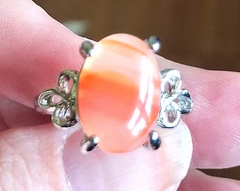 Oranger Karneol Ring