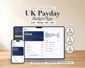 Budget Planner App UK | Payday Budget, Four Weekly Pay, Bill Tracker, Bank Import
