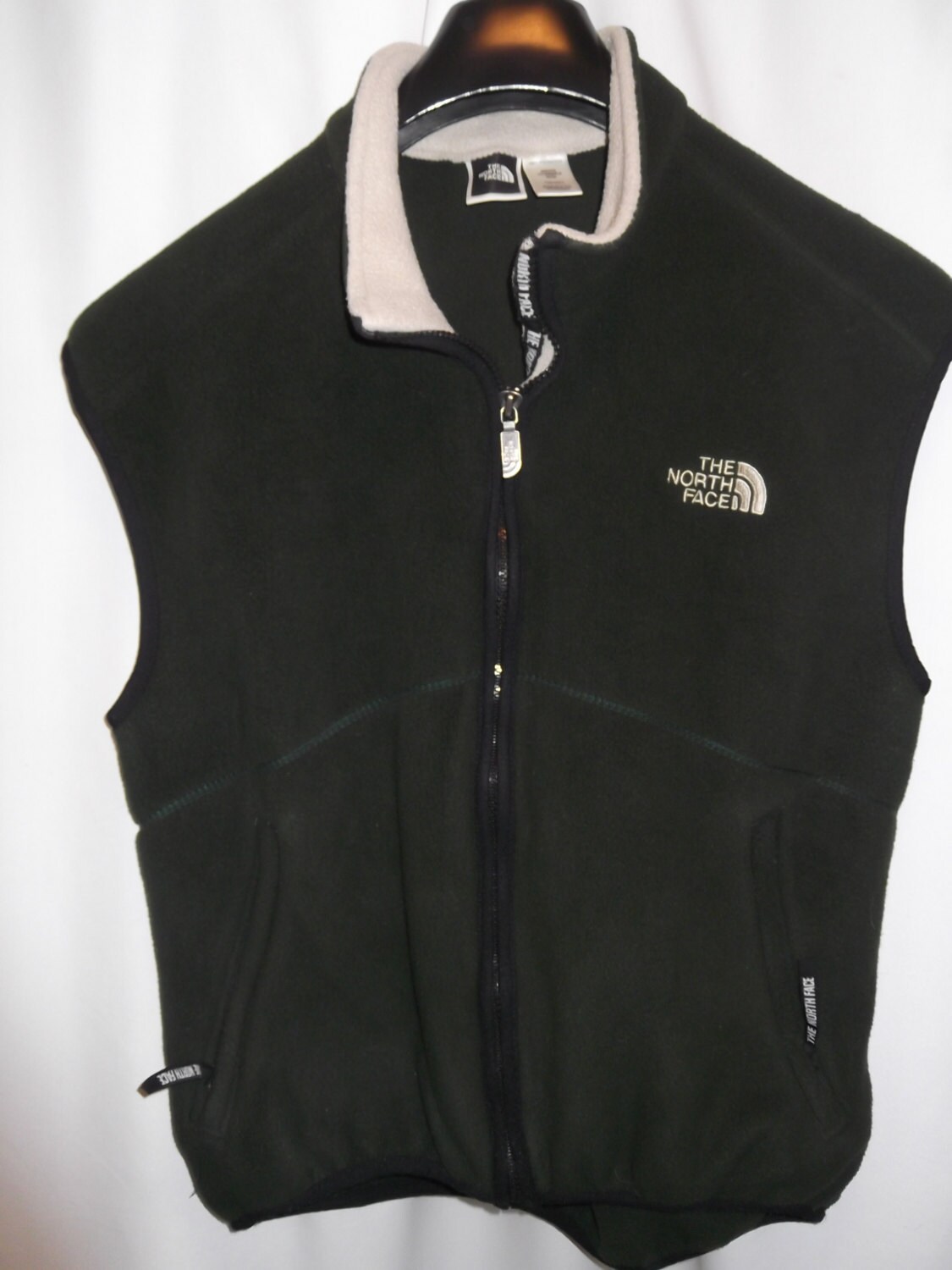 Forest Green Sleeveless Full Zip Vest 