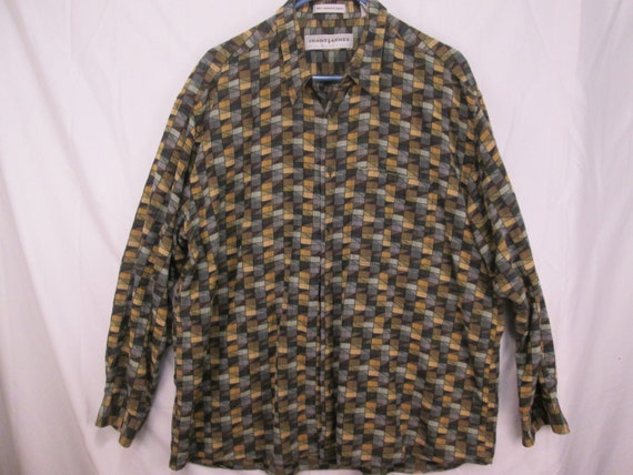 Vintage Jhane Barnes Japanese Woven Fabric Small Geometric Etsy