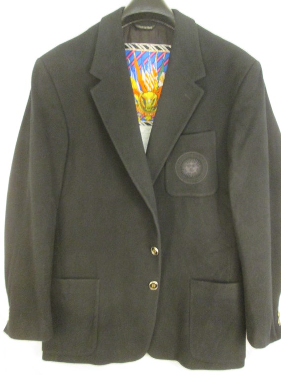 vintage GANNI VERSACE jeans Couture crushed cashme