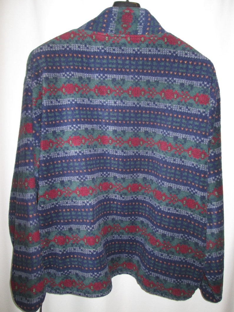 aztec quarter zip pullover mens