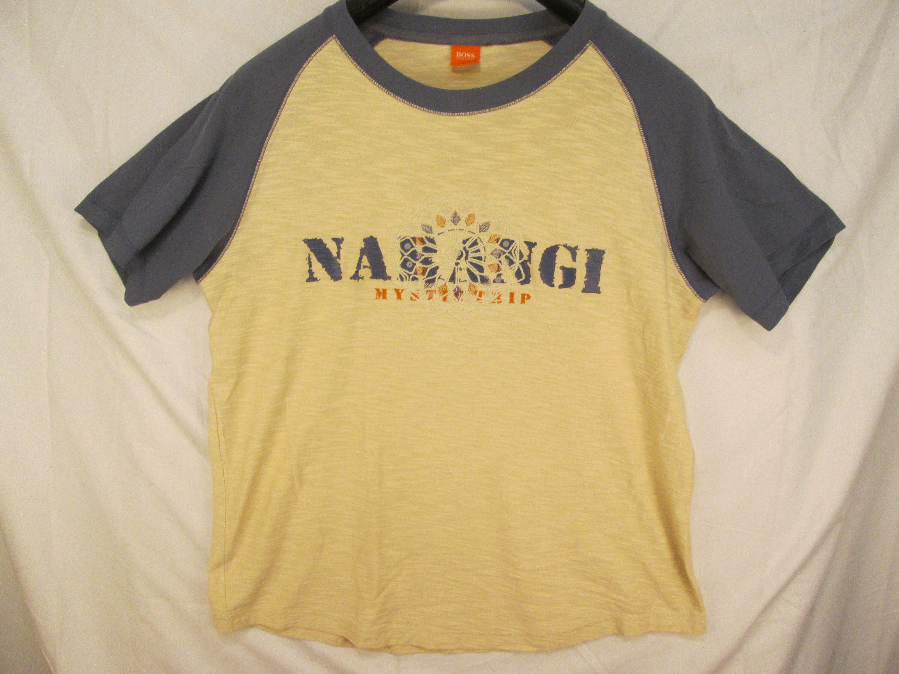 Vintage Hugo Boss Orange T Shirt NARANGI Graphic Print With Etsy