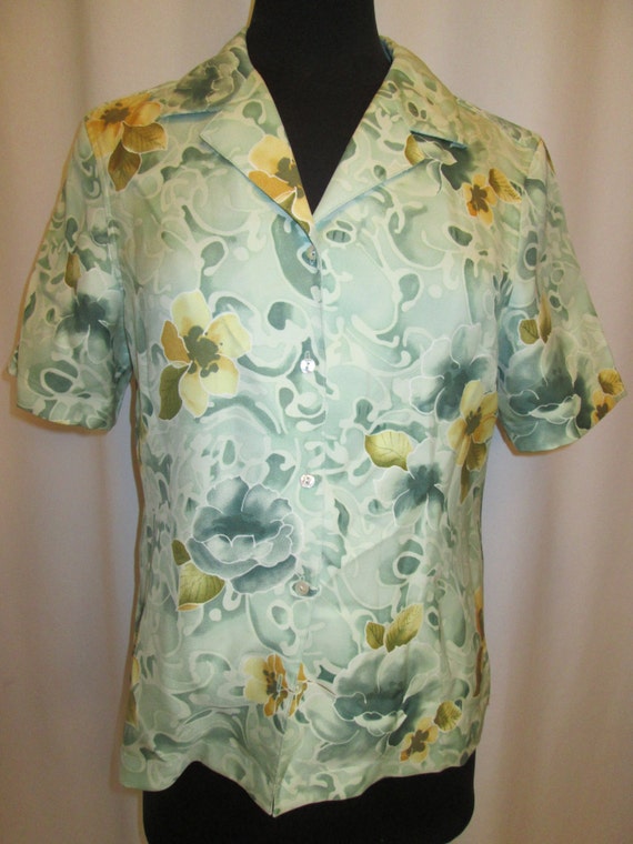 Vintage TOMMY BAHAMA Silk Twill Sea 
