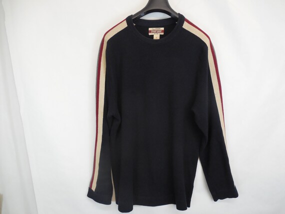 Eddie Bauer Sport Shop Made in Australia Chain Weave Crew Neck